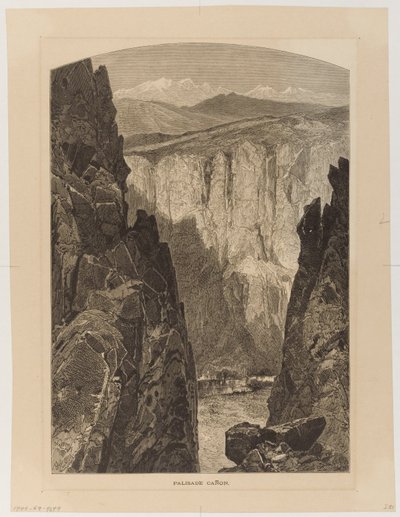 Cañón Palisade (sic) de Thomas Moran